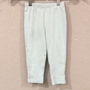 Carter’s Toddler Baby Girl Sz‎ 24M Leggings Blue Aqua Pants Striped 100% Cotton